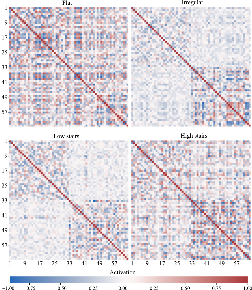 Cross-modal feature correlation